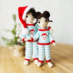 Christmas morning amigurumi pattern by Fluffy Tummy