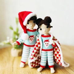 Christmas morning amigurumi by Fluffy Tummy