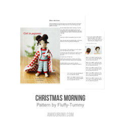 Christmas morning amigurumi pattern by Fluffy Tummy