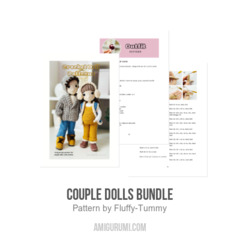 Couple Dolls BUNDLE amigurumi pattern by Fluffy Tummy