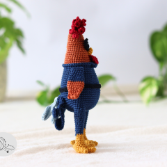 Jasper, the rooster amigurumi pattern by yarnacadabra