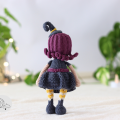 Crochet witch pattern amigurumi pattern by yarnacadabra