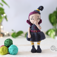 Crochet witch pattern amigurumi pattern by yarnacadabra