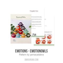 Emotions - EmotionOWLs amigurumi pattern by yarnacadabra