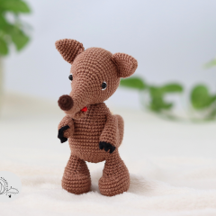 Freddie, the wolf amigurumi pattern by yarnacadabra