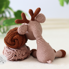 Reindeer crochet pattern amigurumi pattern by yarnacadabra