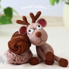 Reindeer crochet pattern amigurumi pattern by yarnacadabra