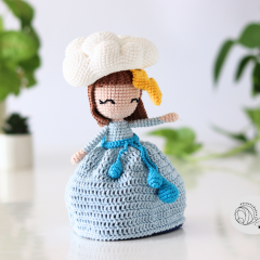 Reversible weather doll toy amigurumi pattern by yarnacadabra