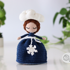 Reversible weather doll toy amigurumi by yarnacadabra