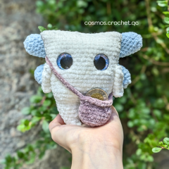 Jeremy the tooth fairy amigurumi by Cosmos.crochet.qc