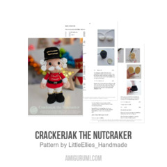 Crackerjak the Nutcraker amigurumi pattern by LittleEllies_Handmade