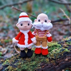 Festive Santa Claus amigurumi pattern by LittleEllies_Handmade