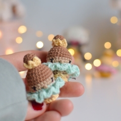 Mini sugar plum fairy amigurumi amigurumi pattern by O Recuncho de Jei