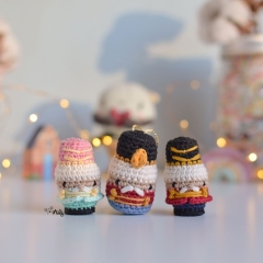 Mini Nutcracker amigurumi by O Recuncho de Jei