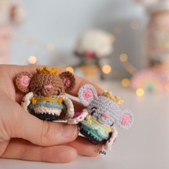 Mini Mouse King from The Nutcracker amigurumi by O Recuncho de Jei