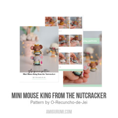 Mini Mouse King from The Nutcracker amigurumi pattern by O Recuncho de Jei