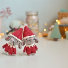 The naughty elf and Mouse King  amigurumi by O Recuncho de Jei