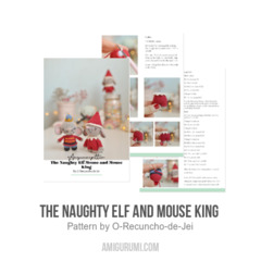 The naughty elf and Mouse King  amigurumi pattern by O Recuncho de Jei