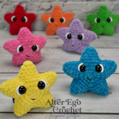 NO SEW Steven the Star (Starfish) amigurumi pattern by Alter Ego Crochet