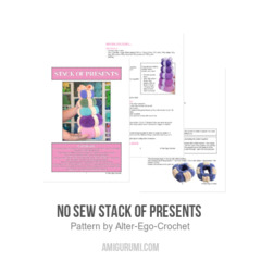 NO SEW Stack of Presents  amigurumi pattern by Alter Ego Crochet