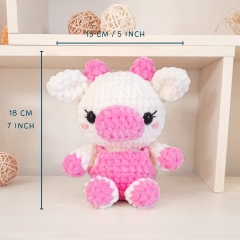 3 in 1 Cow amigurumi pattern by Hugurumitoys