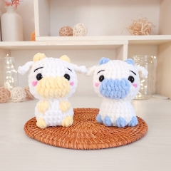 3 in 1 Cow amigurumi pattern by Hugurumitoys