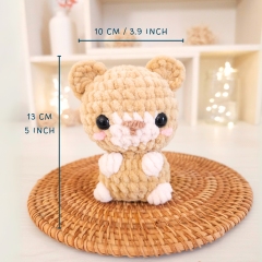 3 in 1 Teddy bear amigurumi by Hugurumitoys