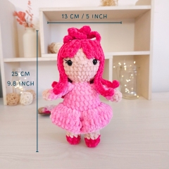 Low-sew Doll - Crochet pattern amigurumi pattern by Hugurumitoys