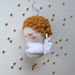 The little christmas Angel amigurumi by Amigurumi with Eli