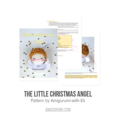 The little christmas Angel amigurumi pattern by Amigurumi with Eli