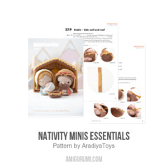 Nativity Minis Essentials amigurumi pattern by AradiyaToys