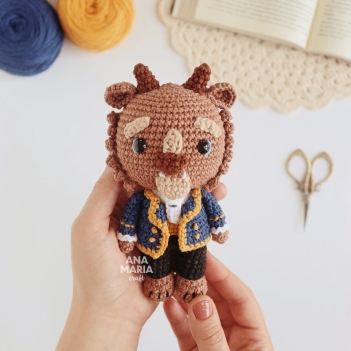 Beast - Beauty and the Beast amigurumi pattern by Ana Maria Craft