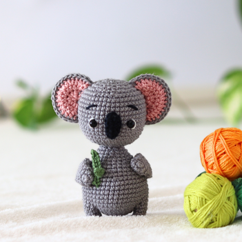 Peanut, the amigurumi koala  amigurumi pattern by yarnacadabra