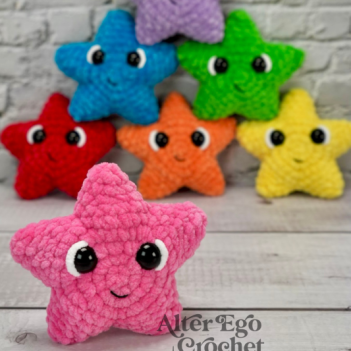 NO SEW Steven the Star (Starfish) amigurumi pattern by Alter Ego Crochet