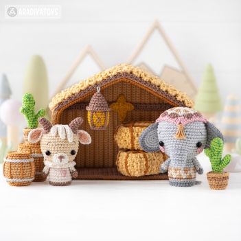 Nativity Minis set 4 amigurumi pattern by AradiyaToys