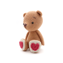 Valentine Bear amigurumi by RoKiKi