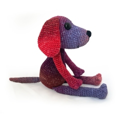 Doris the Dog amigurumi by YukiYarn Designs