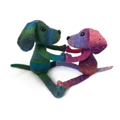 Doris the Dog amigurumi pattern by YukiYarn Designs