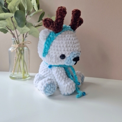 Ava the Polar Bear amigurumi pattern by Sweet Fluffy Stitches