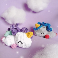 Sleepng Unicorn amigurumi by Mongoreto