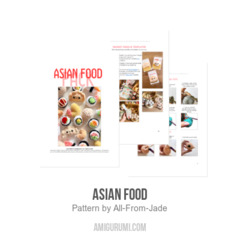 Asian Food amigurumi pattern by All From Jade