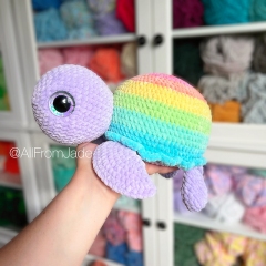 The Turtle Family amigurumi pattern by All From Jade