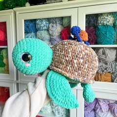 The Turtle Family amigurumi pattern by All From Jade