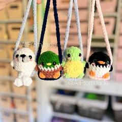 Water Animals on Swing amigurumi pattern by All From Jade