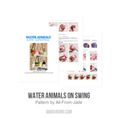 Water Animals on Swing amigurumi pattern by All From Jade