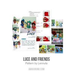 Luce and Friends amigurumi pattern by Lennutas