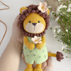 Leonidas, The Lion amigurumi pattern by GatoFio