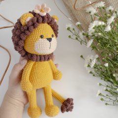 Leonidas, The Lion amigurumi pattern by GatoFio