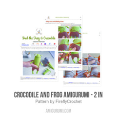 Crocodile and Frog Amigurumi - 2 in amigurumi pattern by FireflyCrochet