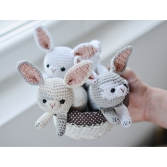 Easter Bunnies Crochet Pattern amigurumi pattern by FireflyCrochet